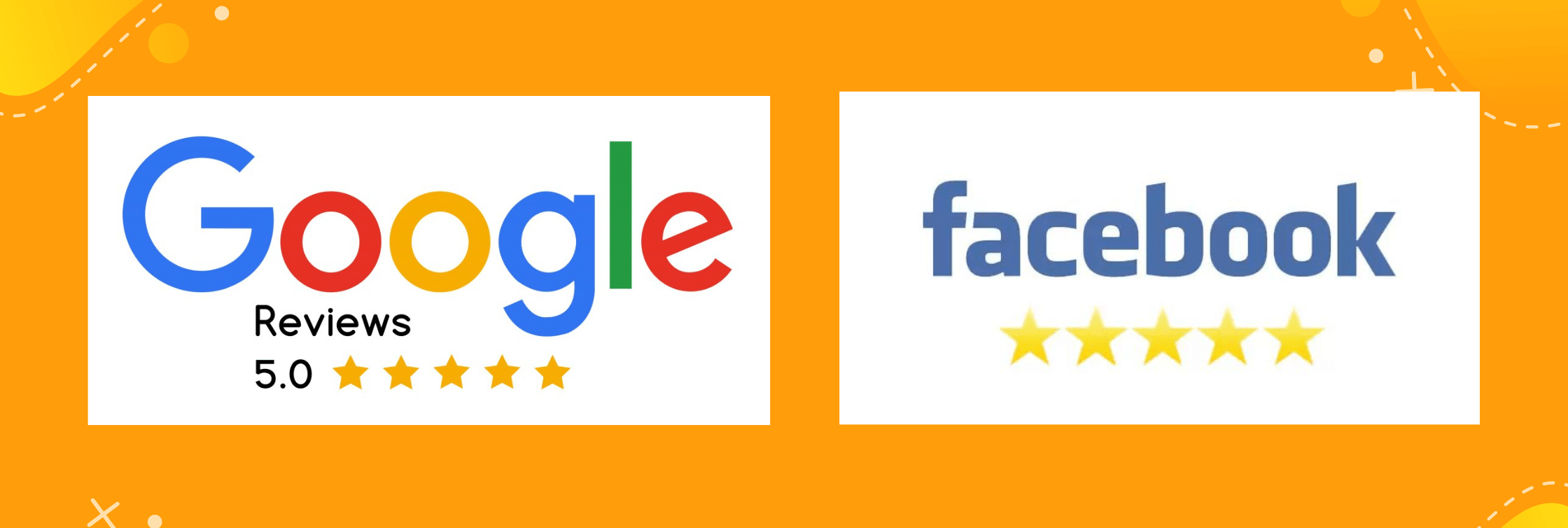 google & facebook reviews